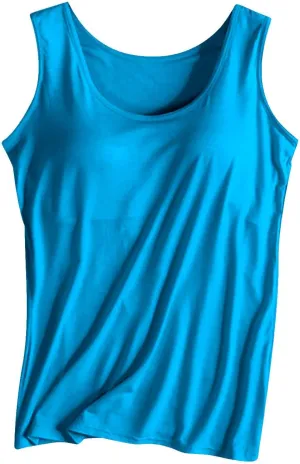 Camisole Tops for Women Running Sports Racerback Bras Plus Size Comfy Tank Tops Sleeveless Tanks with Built in Bra