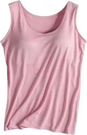 Camisole Tops for Women Running Sports Racerback Bras Plus Size Comfy Tank Tops Sleeveless Tanks with Built in Bra