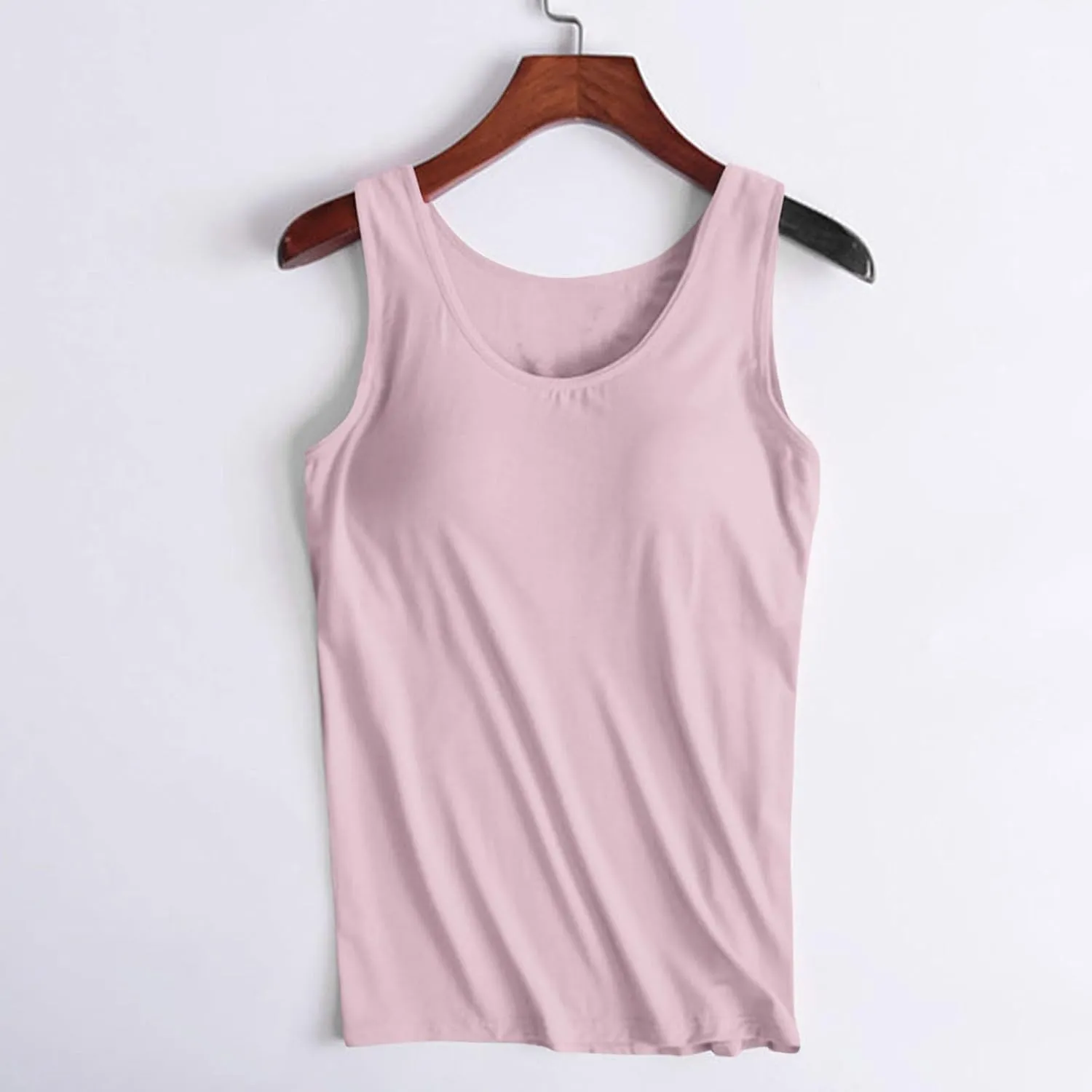 Camisole Tops for Women Running Sports Racerback Bras Plus Size Comfy Tank Tops Sleeveless Tanks with Built in Bra