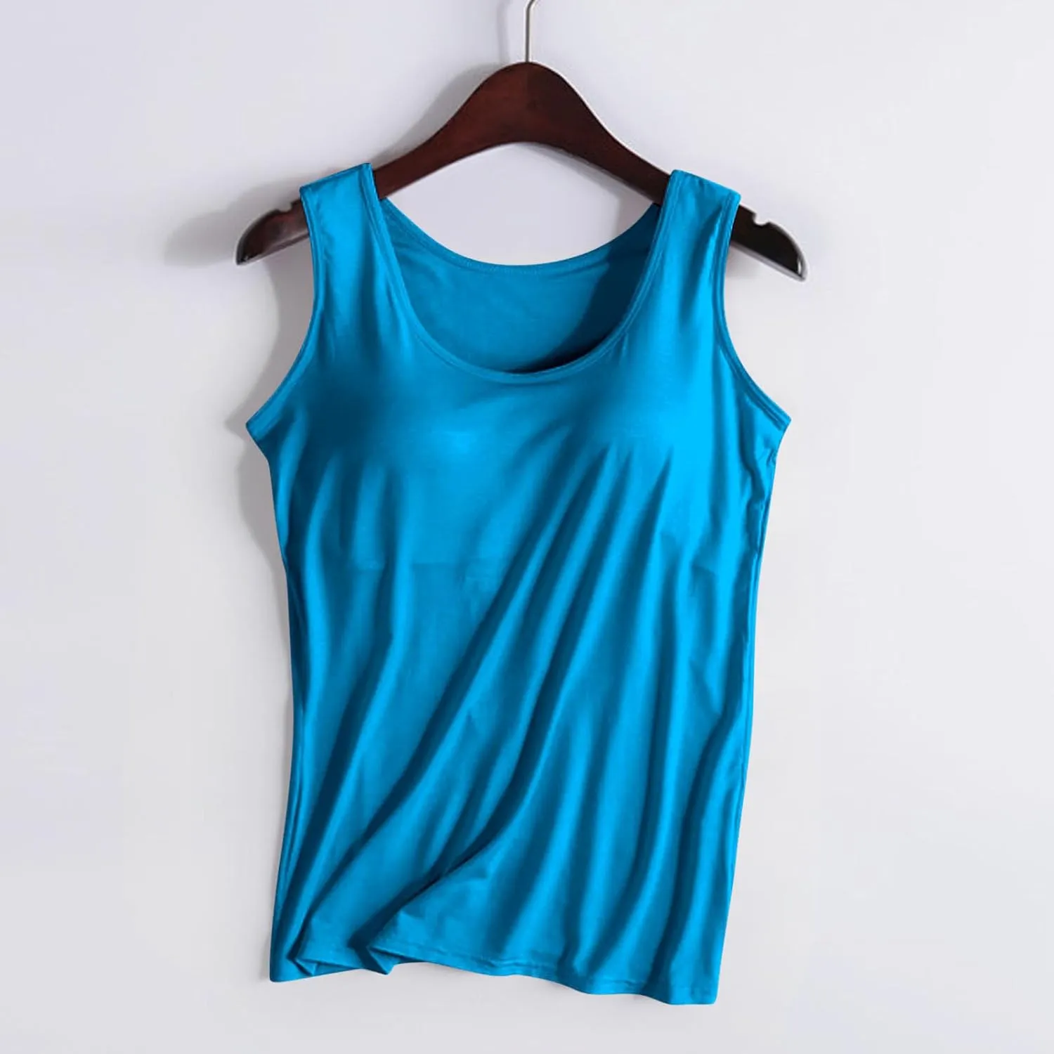 Camisole Tops for Women Running Sports Racerback Bras Plus Size Comfy Tank Tops Sleeveless Tanks with Built in Bra