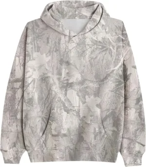 Camo Hoodie Womens Maple Leaf Print Oversized Hooded Sweatshirt Pullover Loose Casual Top Workout Athletic Hoodies