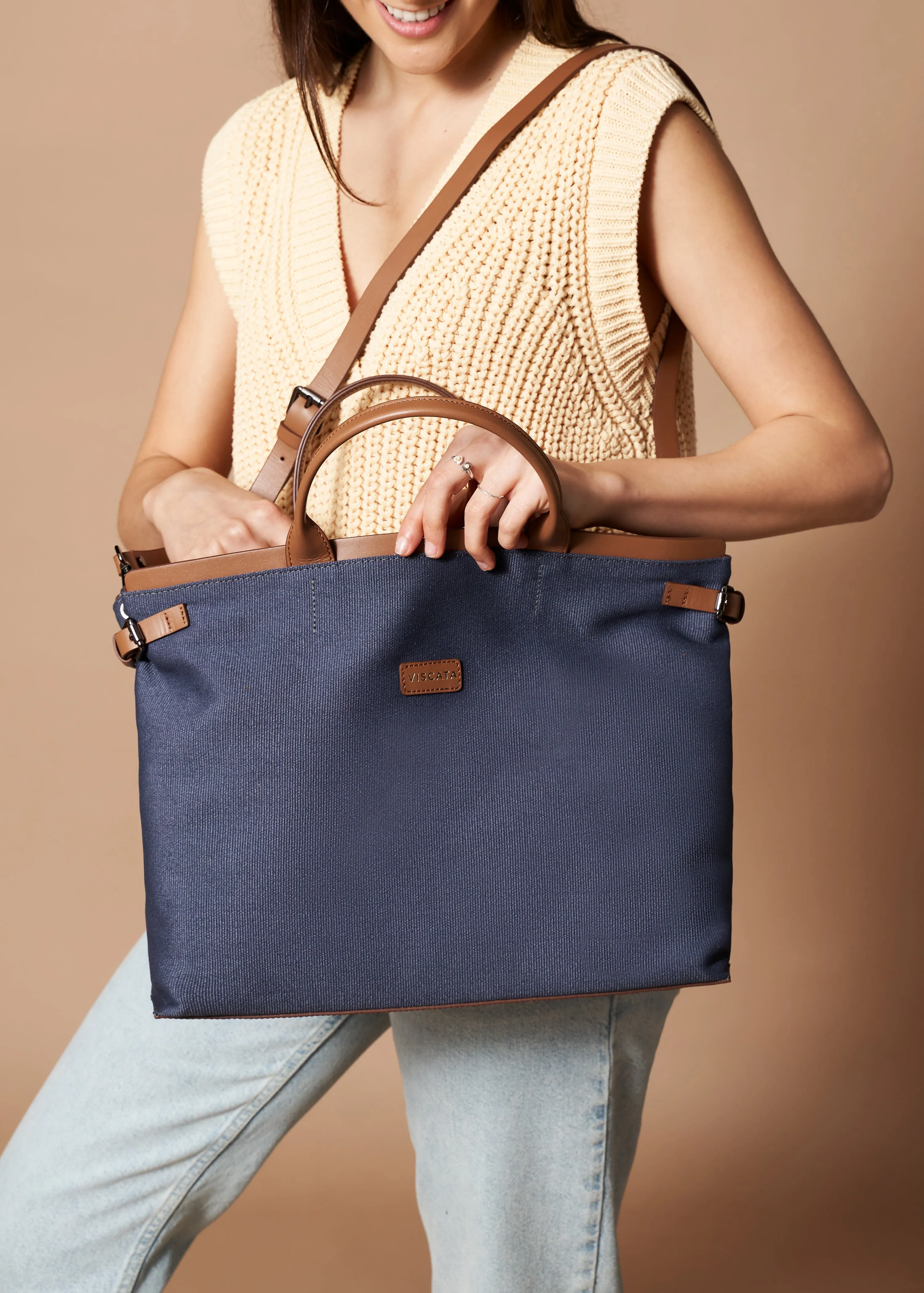 Cannes Canvas Tote Bag by Viscata