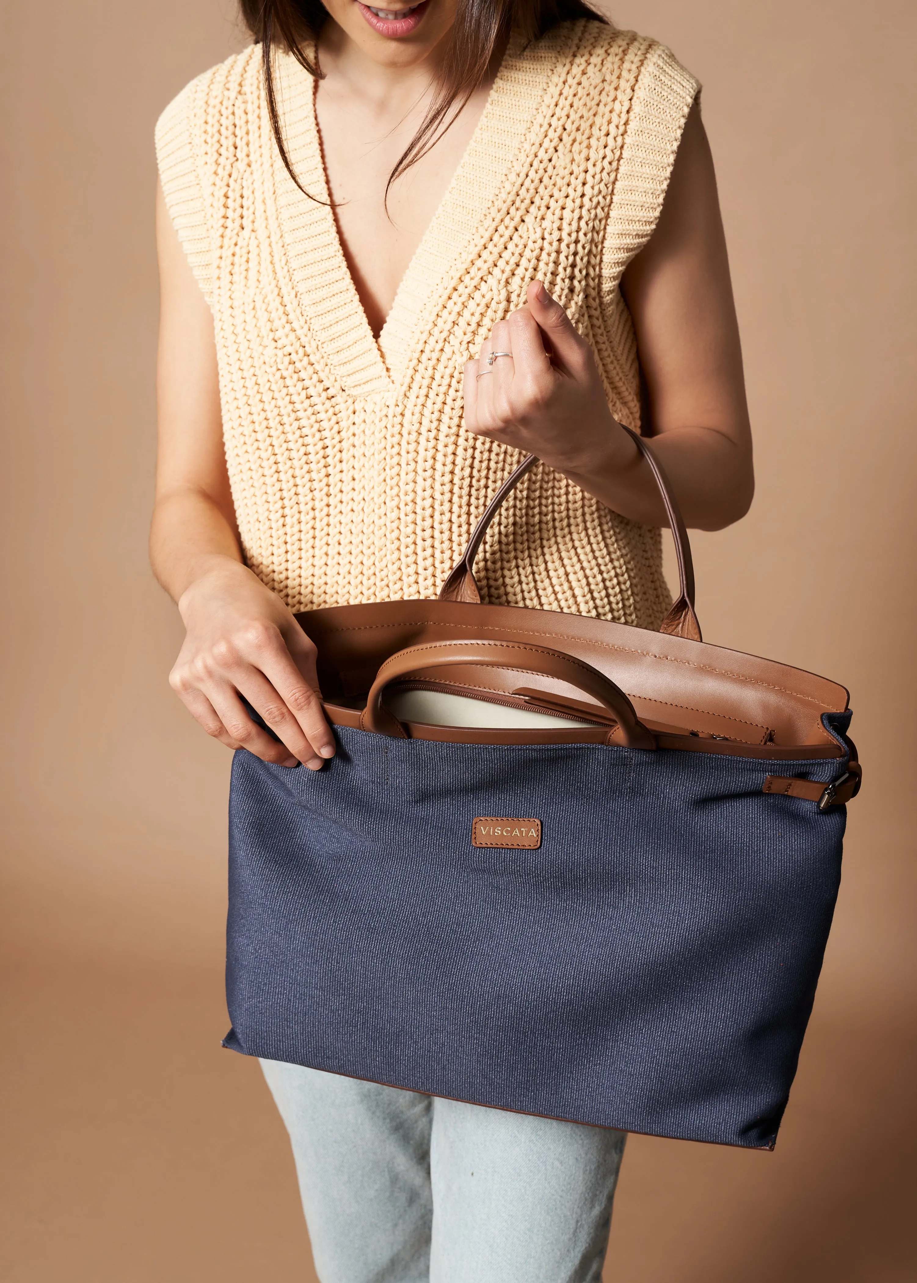 Cannes Canvas Tote Bag by Viscata