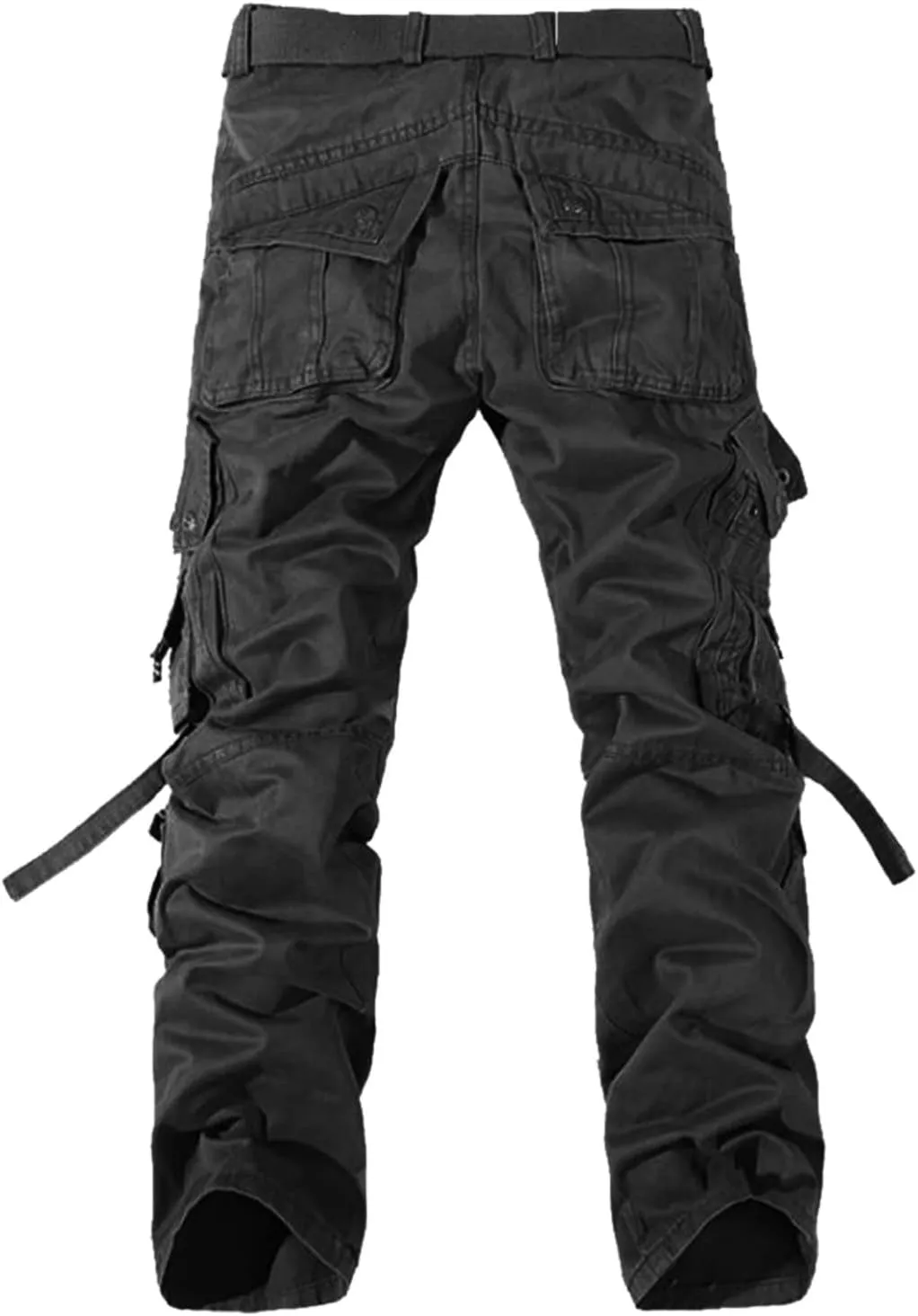 Cargo Pants for Men Relaxed Fit Men's Sweatpants Casual Lounge Cotton Yoga Pants Loose Open Bottom Straight Leg Male