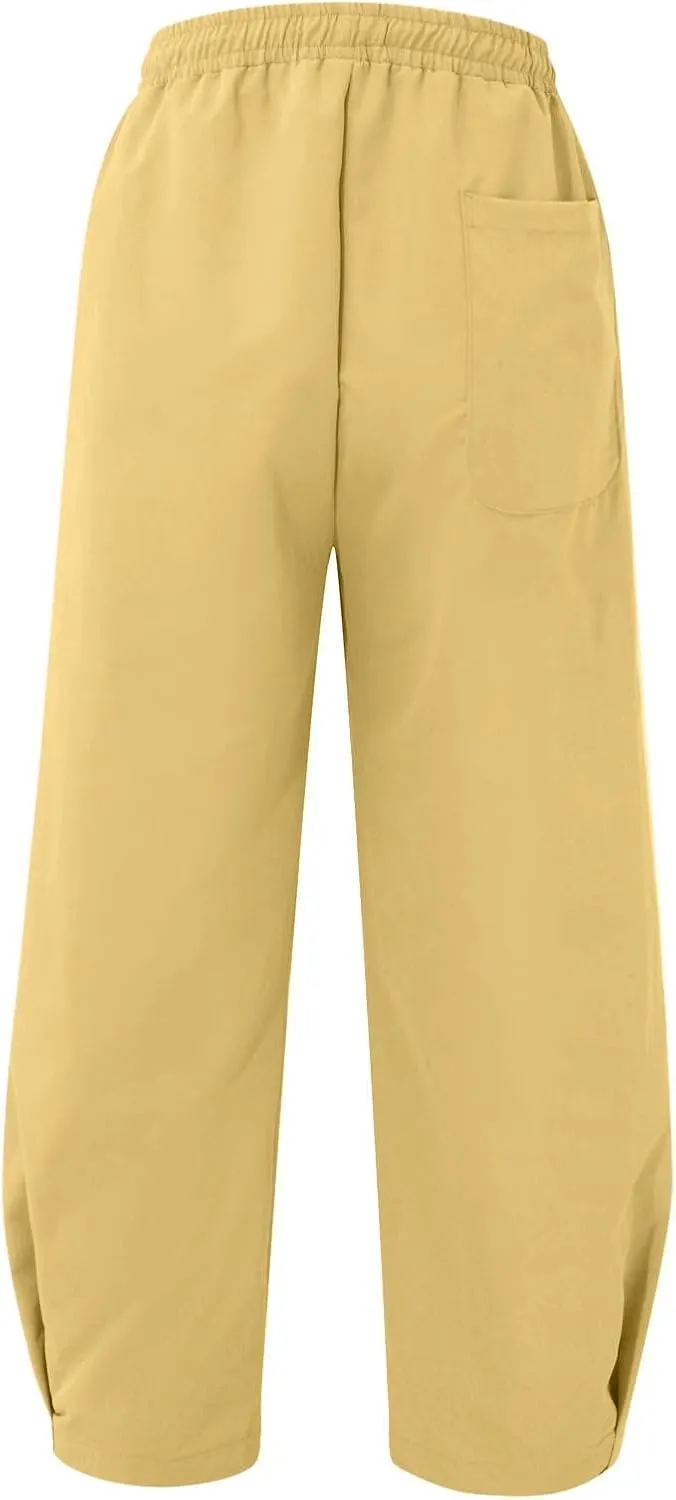 Cargo Pants for Men Relaxed Fit Open Bottom Straight Leg Loose Fit Baggy Athletic Jogger Pant Men's Jogger Sweatpant
