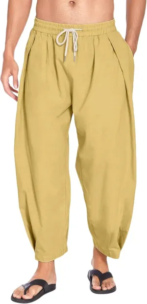 Cargo Pants for Men Relaxed Fit Open Bottom Straight Leg Loose Fit Baggy Athletic Jogger Pant Men's Jogger Sweatpant