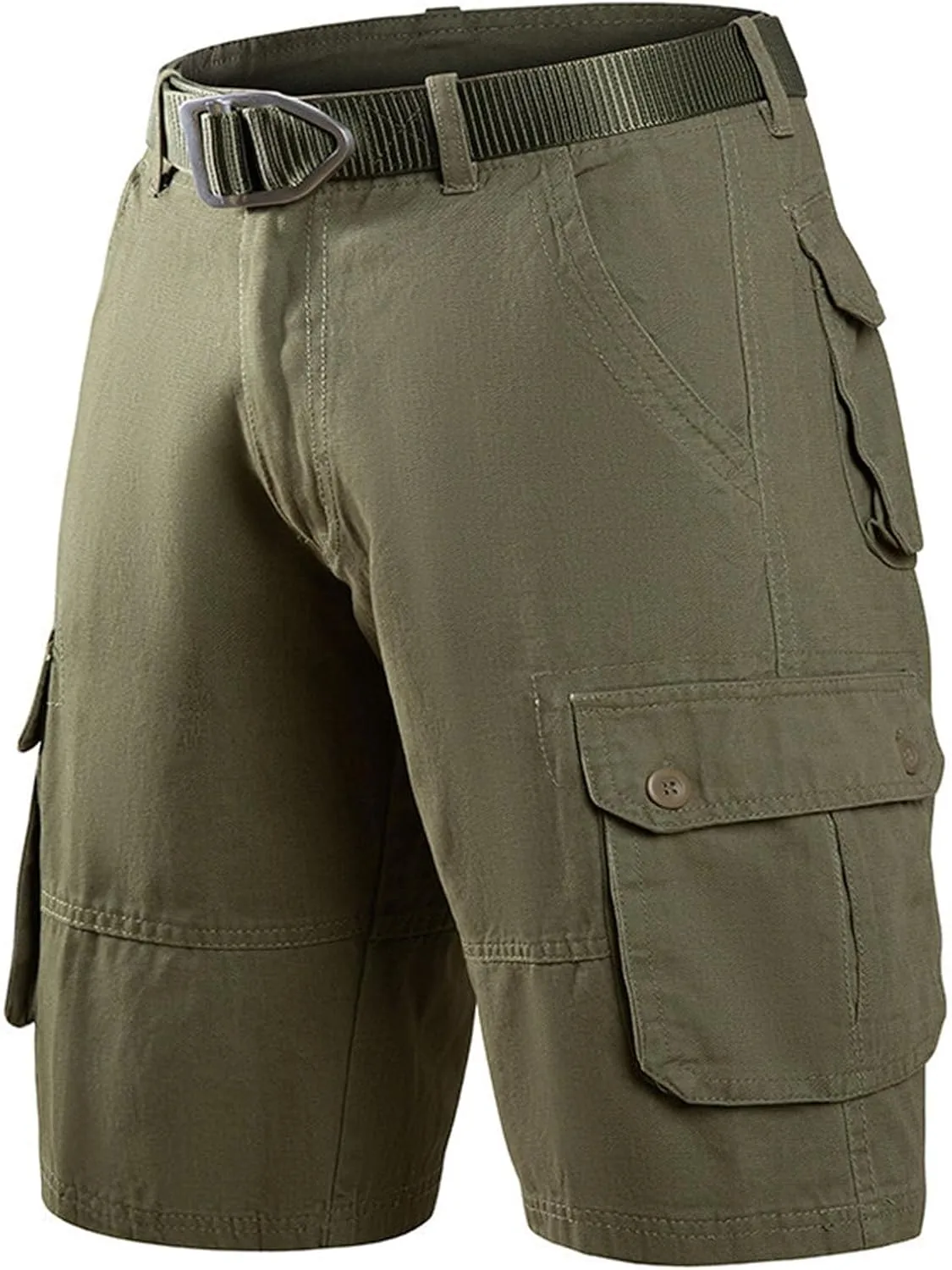 Cargo Shorts for Men Cotton Summer Relaxted-Fit Cargo Shorts Classic Outdoor Gym Pants with Multi Pockets 2025