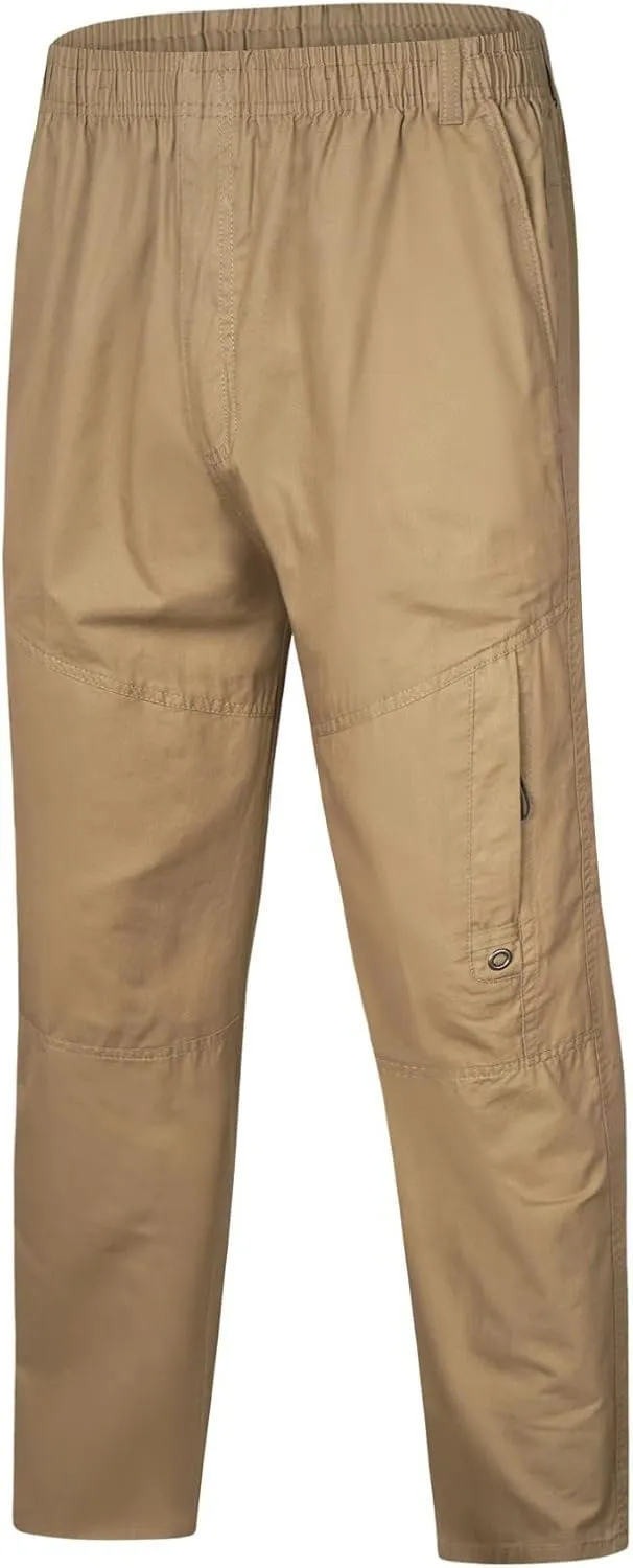 Cargo Sweatpants for Men Mens Lounge Pants Heavyweight Sweatpants Fleece Lined with Pockets Elastic Waist Cargo Pants