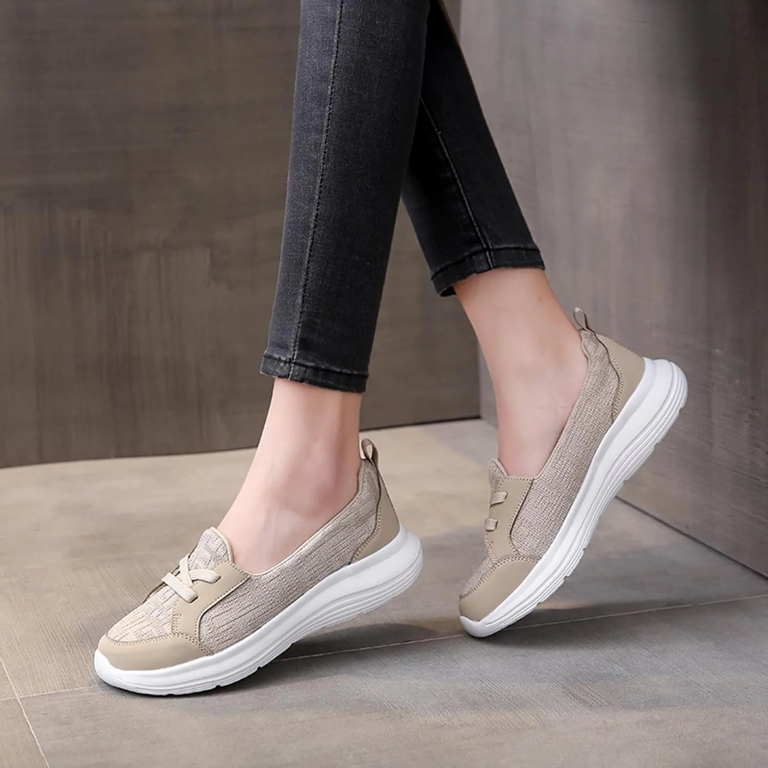 Cathalem Loafers for Women 2024 on The Go 2024 Comfort Loafers Flats Wide Width Fit Walking Slip-Ins Sneakers Boat Shoes