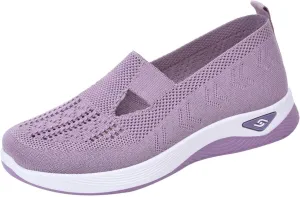 Cathalem Orthopedic Shoes for Women, 2024 New Women's Woven Breathable Soft Sole Shoes Diabetic Shoes for Women