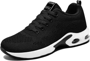 Cathalem Orthopedic Sneakers for Women Air Cushion Running Shoes Lightweight Tennis Walking Shoes Mesh Breathable Sneakers