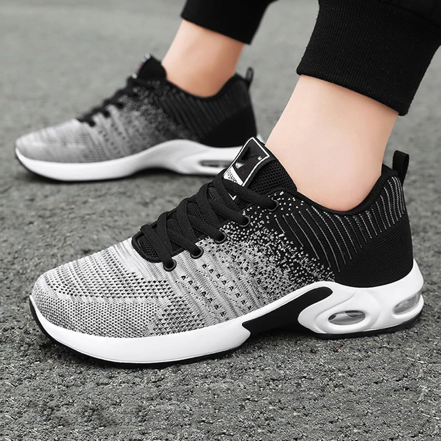 Cathalem Orthopedic Sneakers for Women Air Cushion Running Shoes Walking Shoes Mesh Gym Fashion Sneakers Athletic Comfortable