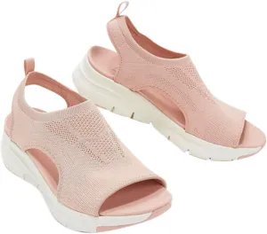 Cathalem Women's Breathable Orthopedic Sandals Comfortable Walking Tennis Shoes Sandals Plantar Fasciitis Hiking Sandals