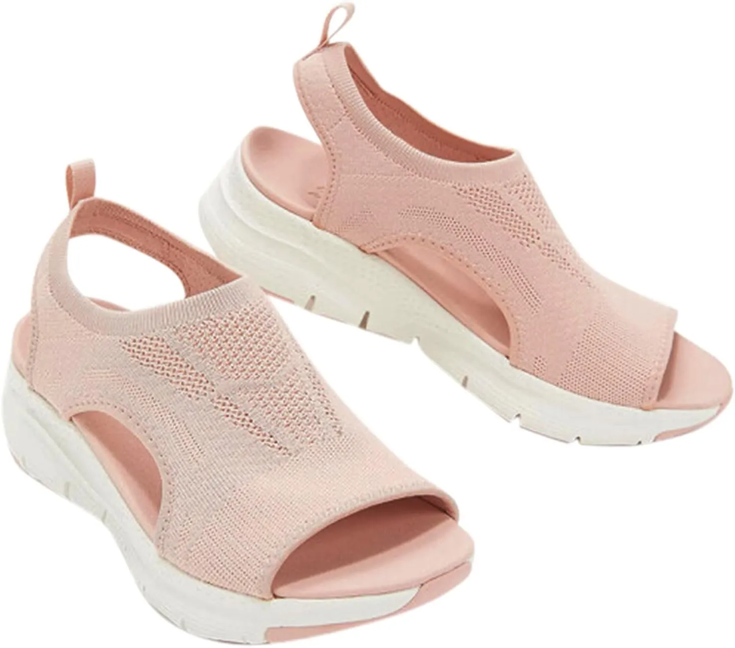 Cathalem Women's Breathable Orthopedic Sandals Comfortable Walking Tennis Shoes Sandals Plantar Fasciitis Hiking Sandals