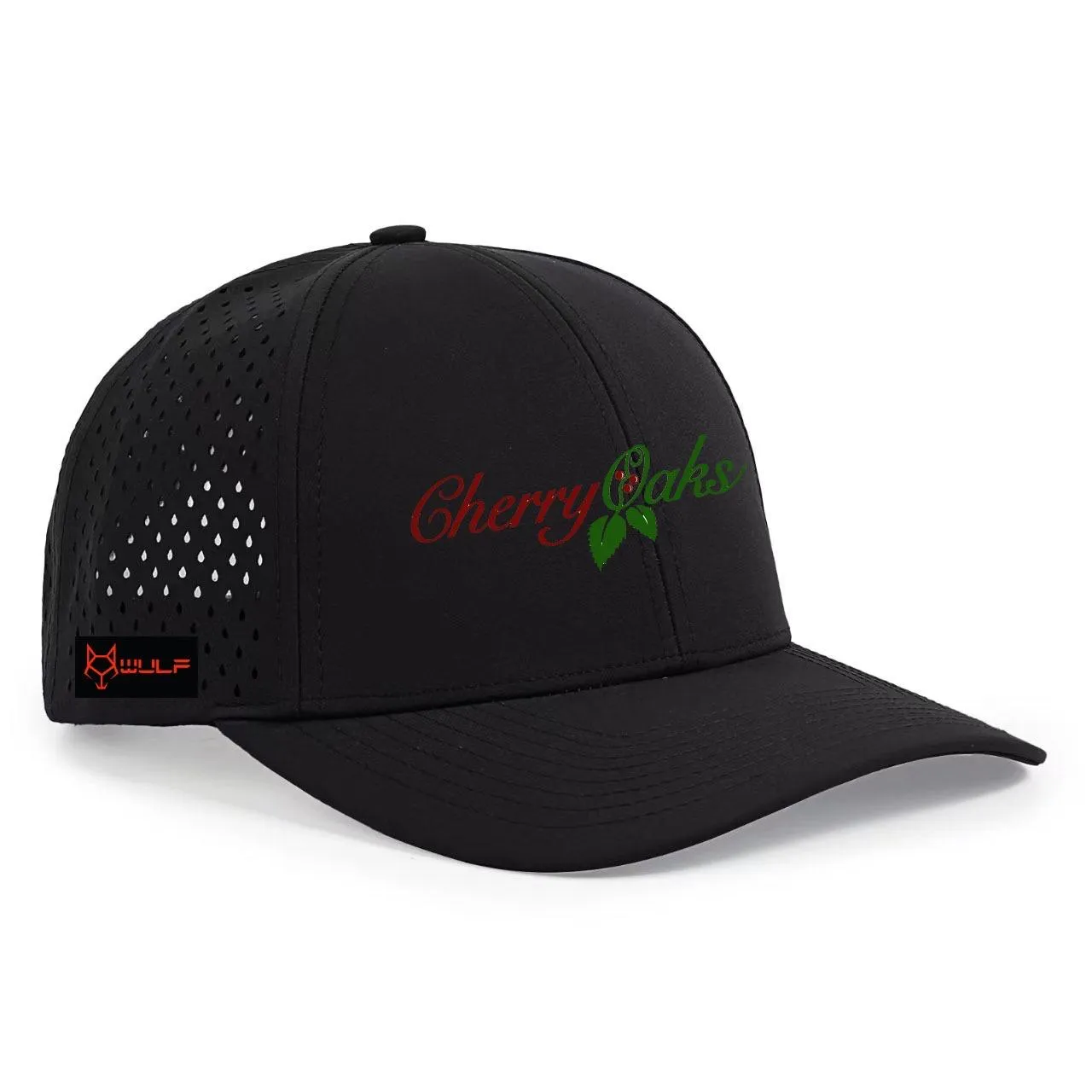 Cherry Oaks Icon Mesh Black Golf Hat - The Ultimate Golf Companion