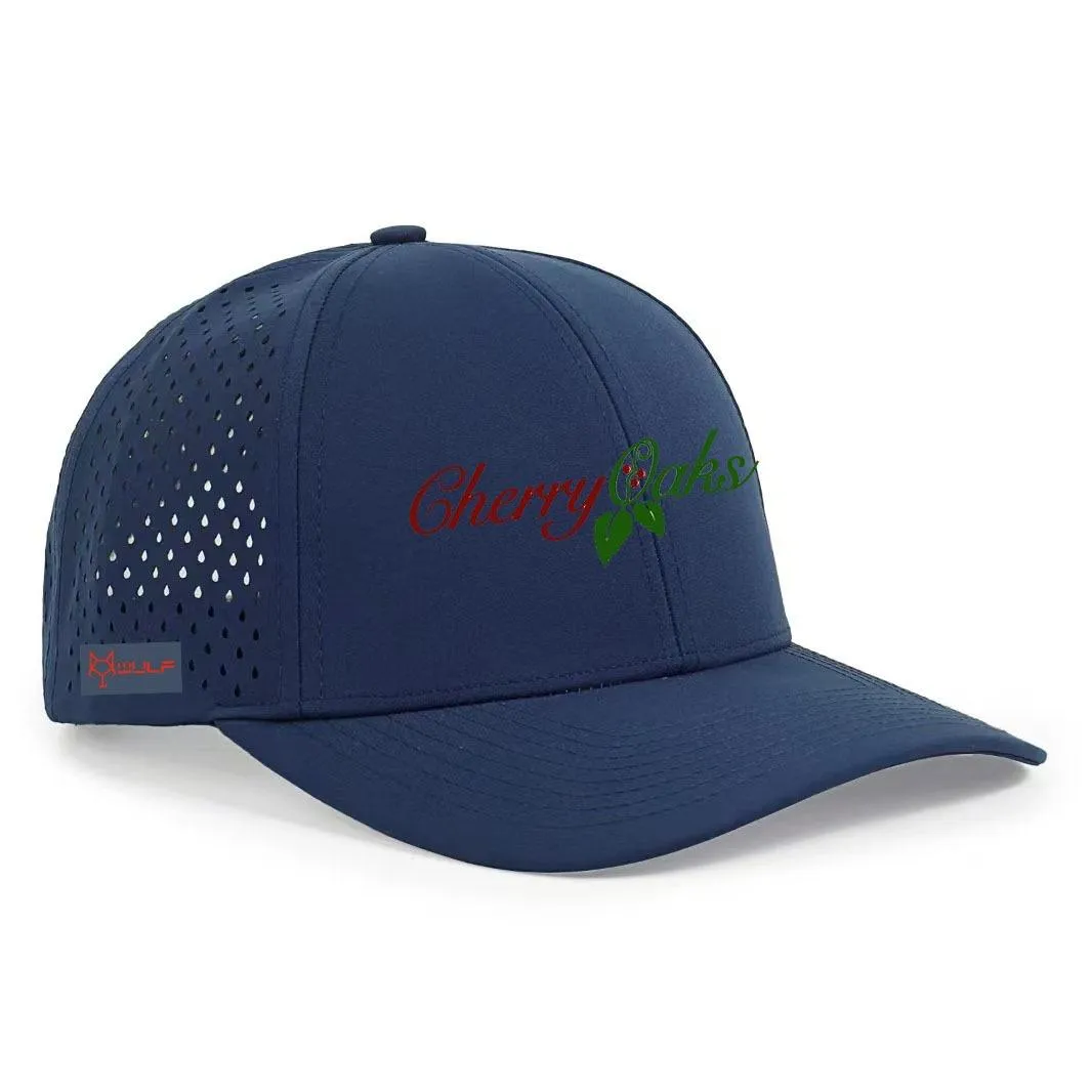 Cherry Oaks Icon Mesh Blue Golf Hat - The Ultimate Golf Companion