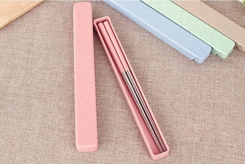 Chinese Style Portable Stainless Steel Chopsticks