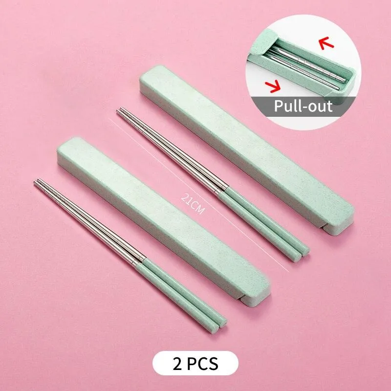 Chinese Style Portable Stainless Steel Chopsticks