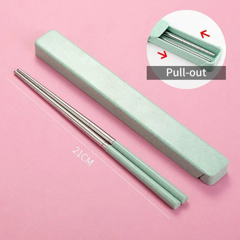 Chinese Style Portable Stainless Steel Chopsticks