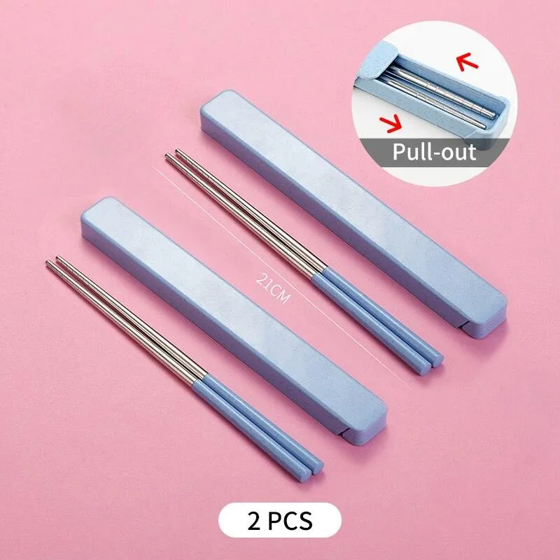 Chinese Style Portable Stainless Steel Chopsticks