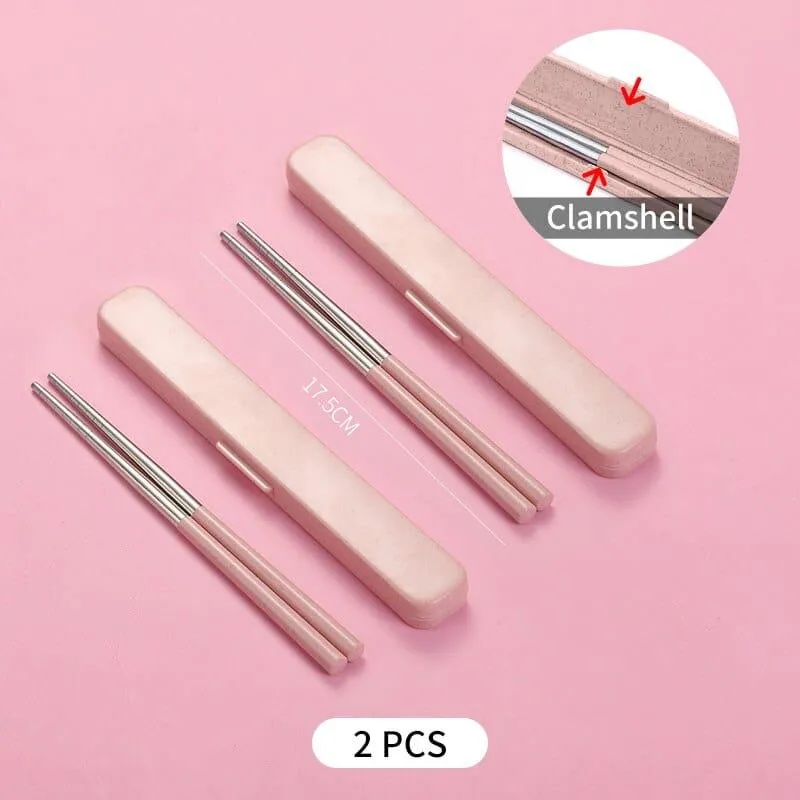 Chinese Style Portable Stainless Steel Chopsticks