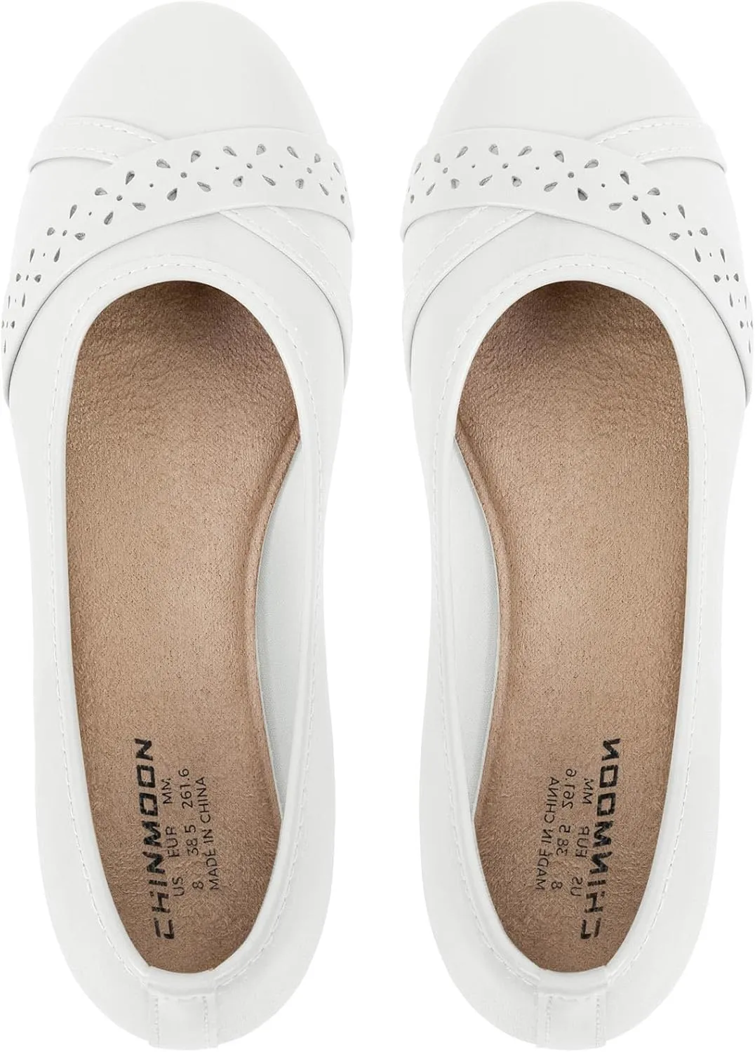 CHIN??MOON Women's Ballet Flats Comfortable Dressy Walking Dress Casual Shoes