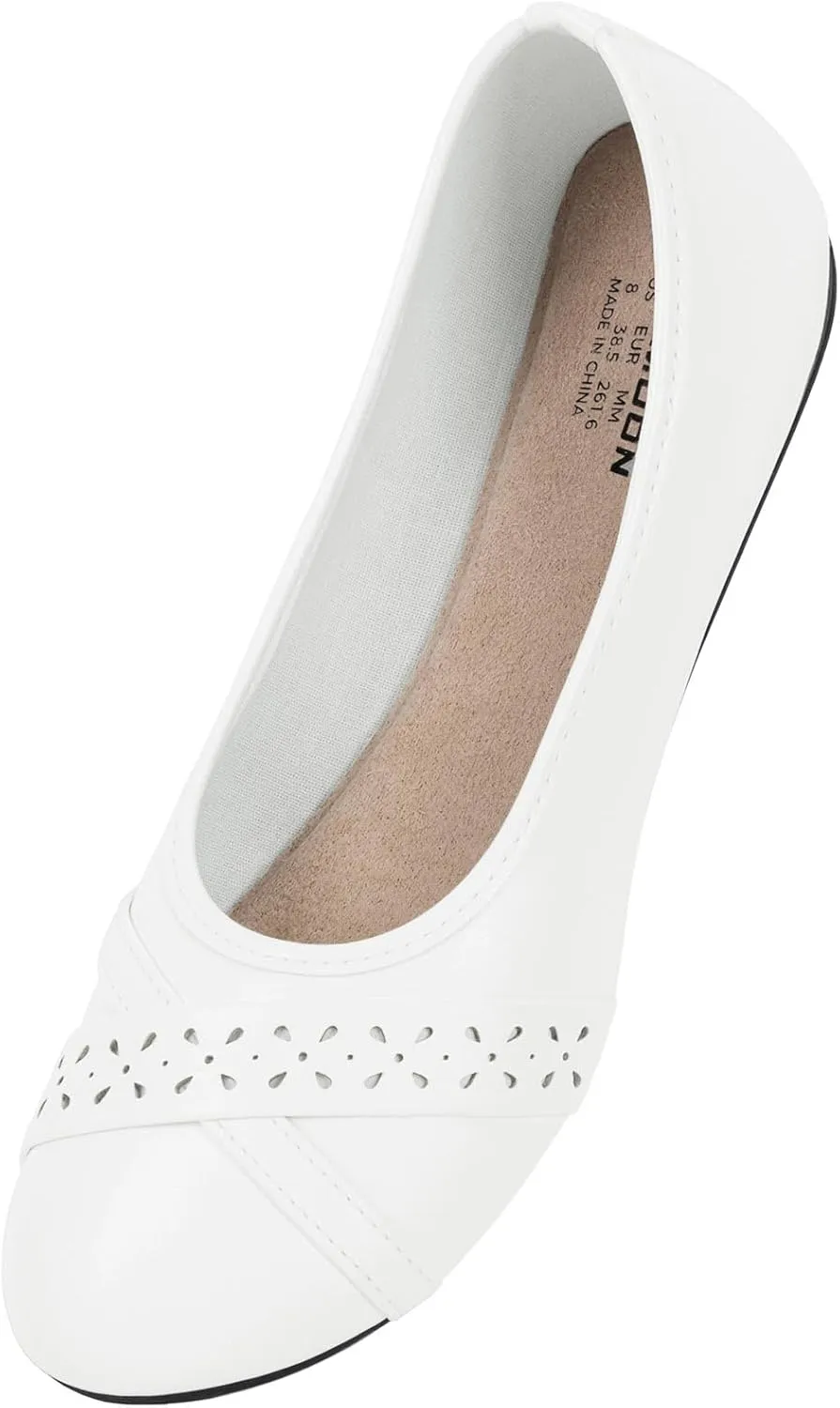 CHIN??MOON Women's Ballet Flats Comfortable Dressy Walking Dress Casual Shoes