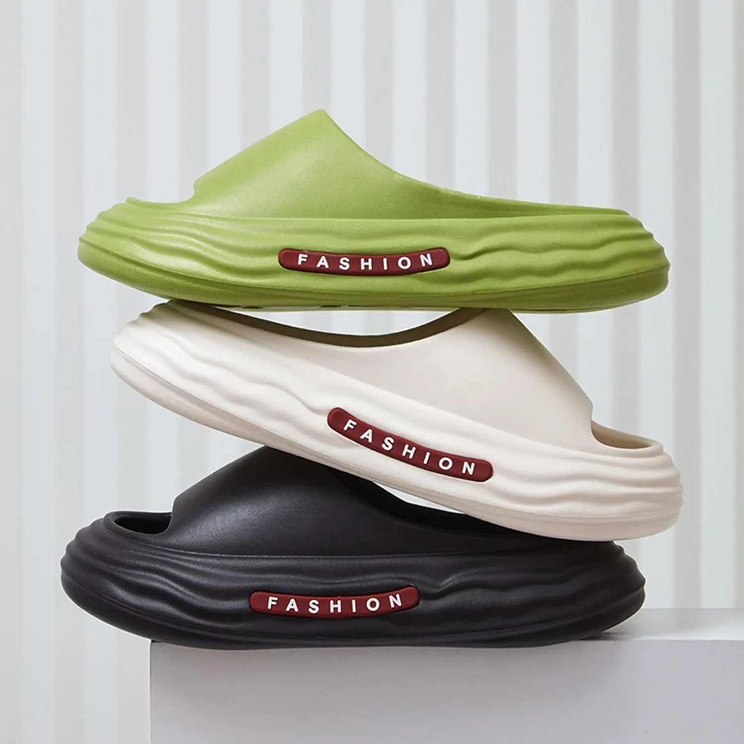 Cloud Slides Women and Men Pillow Slippers Womens Shower Shoes Indoor Slipper Comfortable Soft Sole Shower Slides