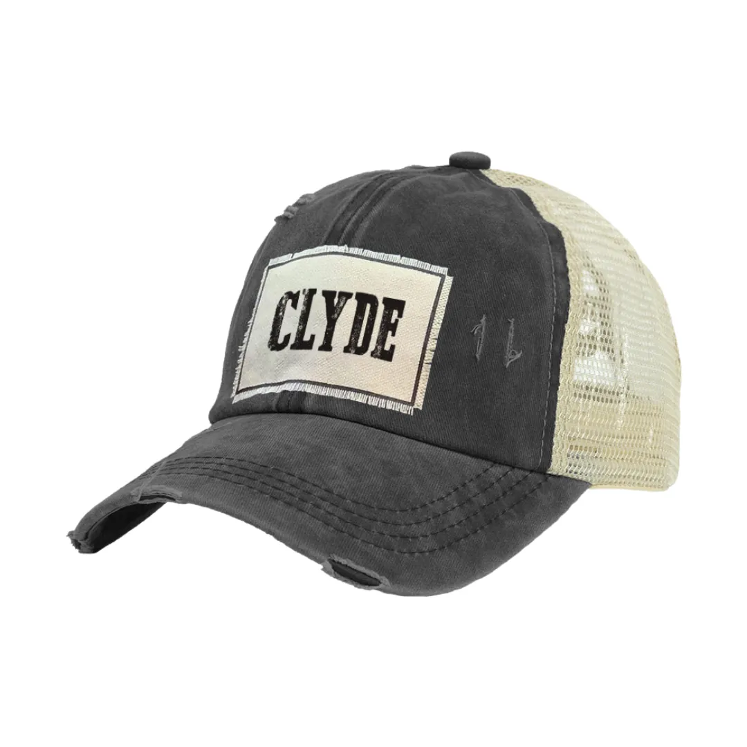 Clyde - Vintage Distressed Trucker Adult Hat