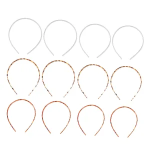 Comb Hair Hoops Teeth 12pcs Plastic Hairband Headband Hair Clips for Women