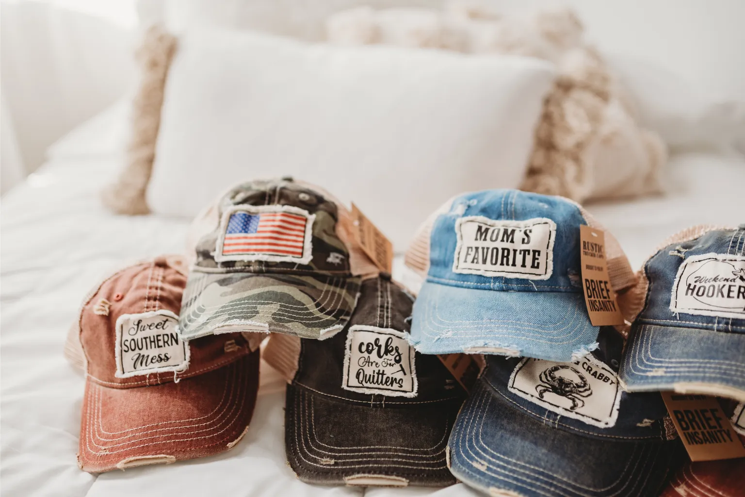 Crafty Bitch - Vintage Distressed Trucker Adult Hat