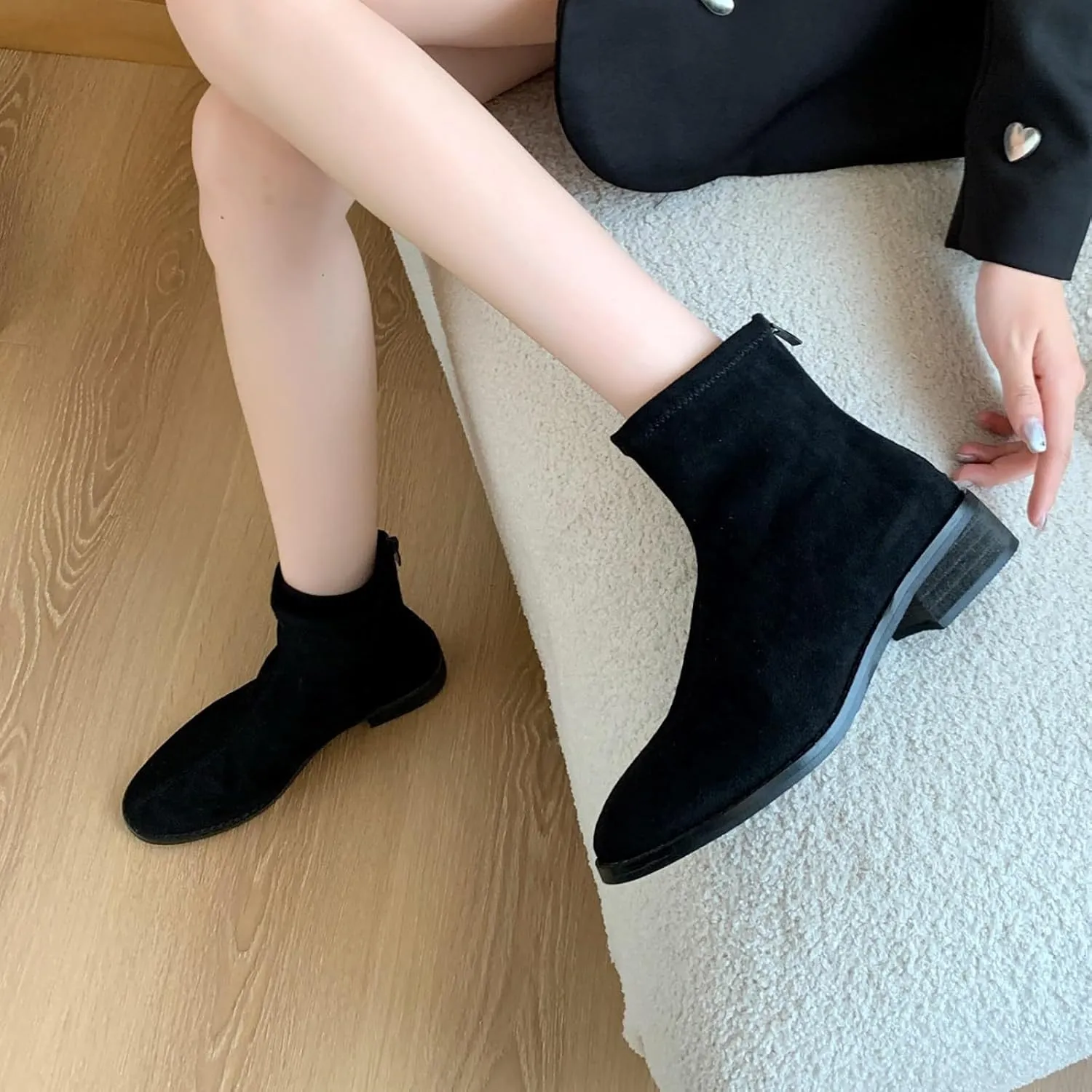 Cute Boots Low Heel Cowboy Boots for Women Heeled Ankle Boots Womens Boots Size 12 Wide Women'S Wide Width Ankle Booties Flat Heel Winter Boots Boots for Women Ankle Booties 2 Inch Heel