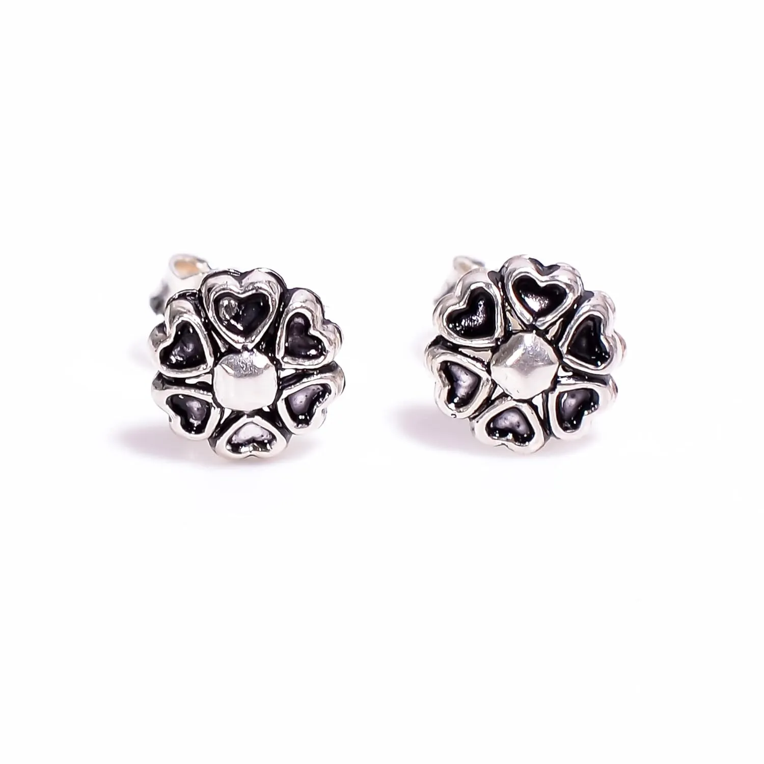 Dainty 925 Sterling Silver Studs Earrings - Hypoallergenic Birthstone Jewelry Gift for Women, Perfect Gift for her, wife and mother