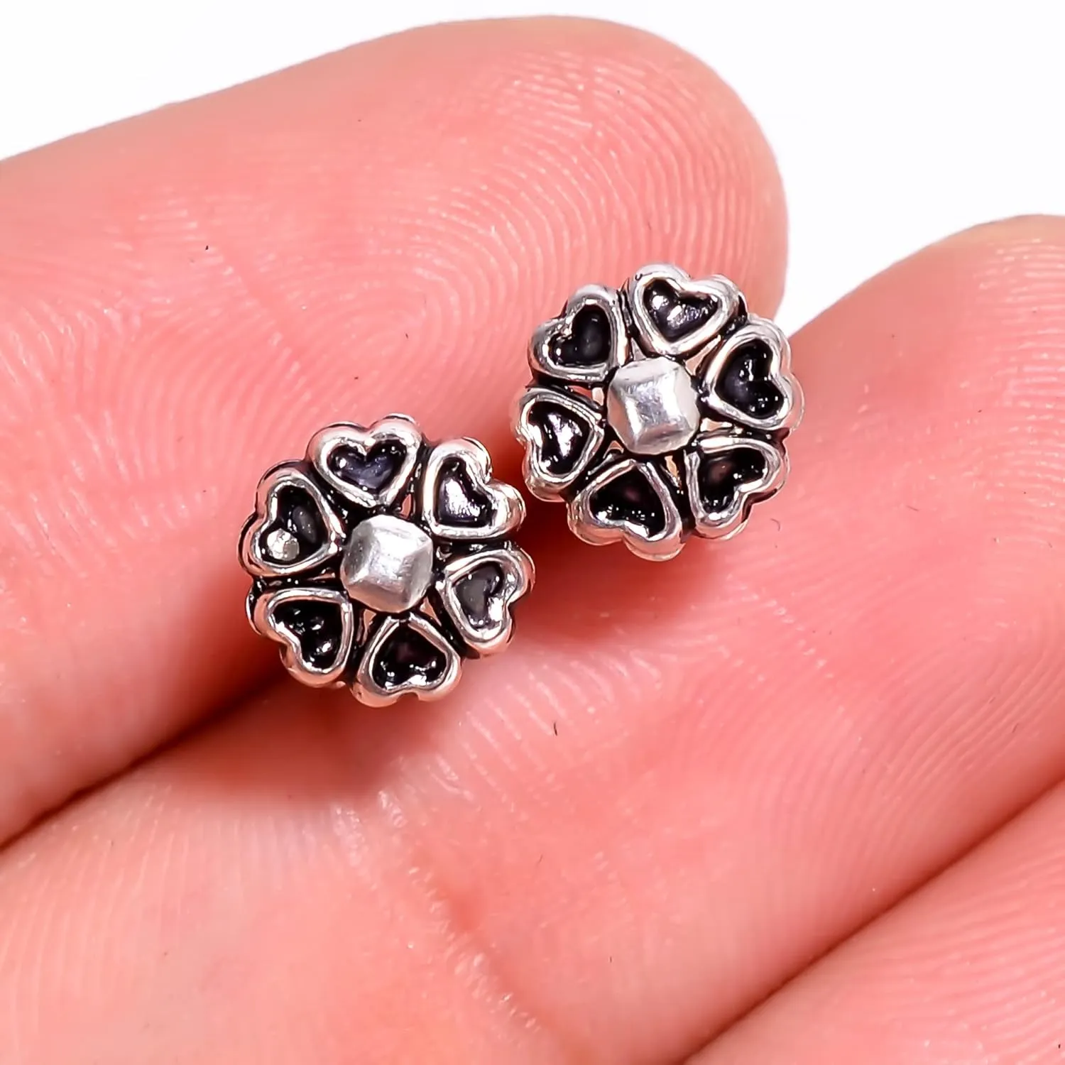 Dainty 925 Sterling Silver Studs Earrings - Hypoallergenic Birthstone Jewelry Gift for Women, Perfect Gift for her, wife and mother