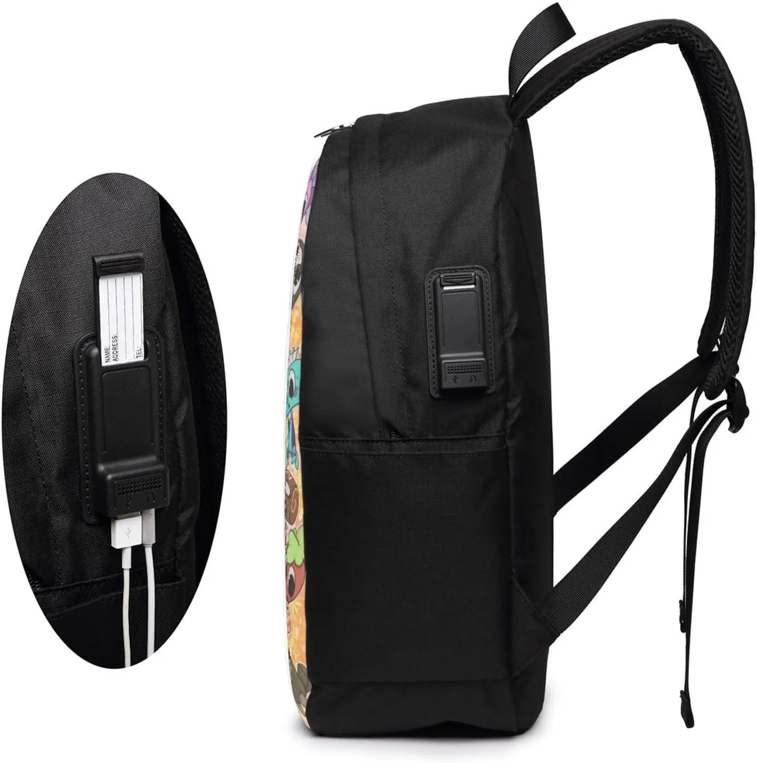 Dandy'S World 3 Backpack Lightweight Large Capacity Laptop Backpack Travel Backpacks For Unisex 17in.