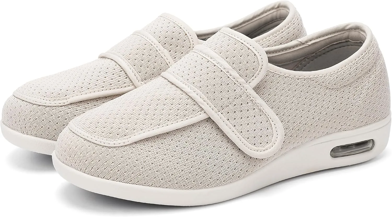 Diabetic Shoes for Women, Women's Wide Width Elderly Shoes, Adjustable Closure Lightweight Breathable, Swollen Feet Walking Edema Sneakers