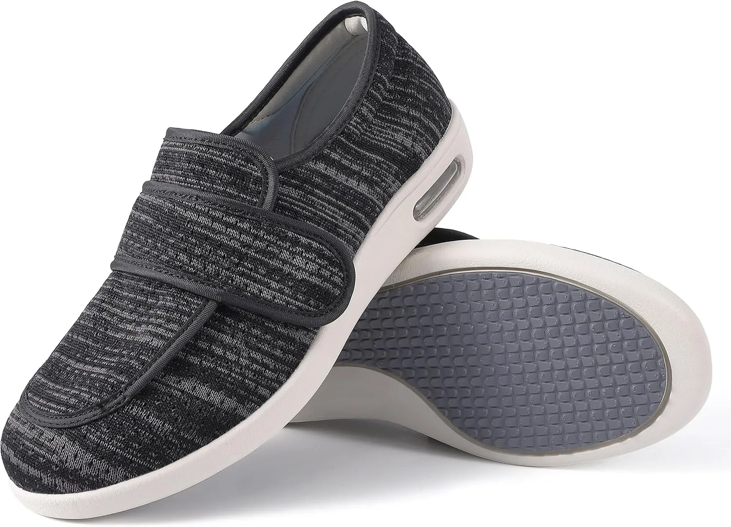 Diabetic Shoes for Women, Women's Wide Width Elderly Shoes, Adjustable Closure Lightweight Breathable, Swollen Feet Walking Edema Sneakers