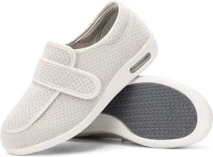 Diabetic Shoes for Women, Women's Wide Width Elderly Shoes, Adjustable Closure Lightweight Breathable, Swollen Feet Walking Edema Sneakers