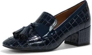 Donald Pliner Women's Kressida Dress Loafers, 2" Block Heels for Women, Slip-On Heels for Women