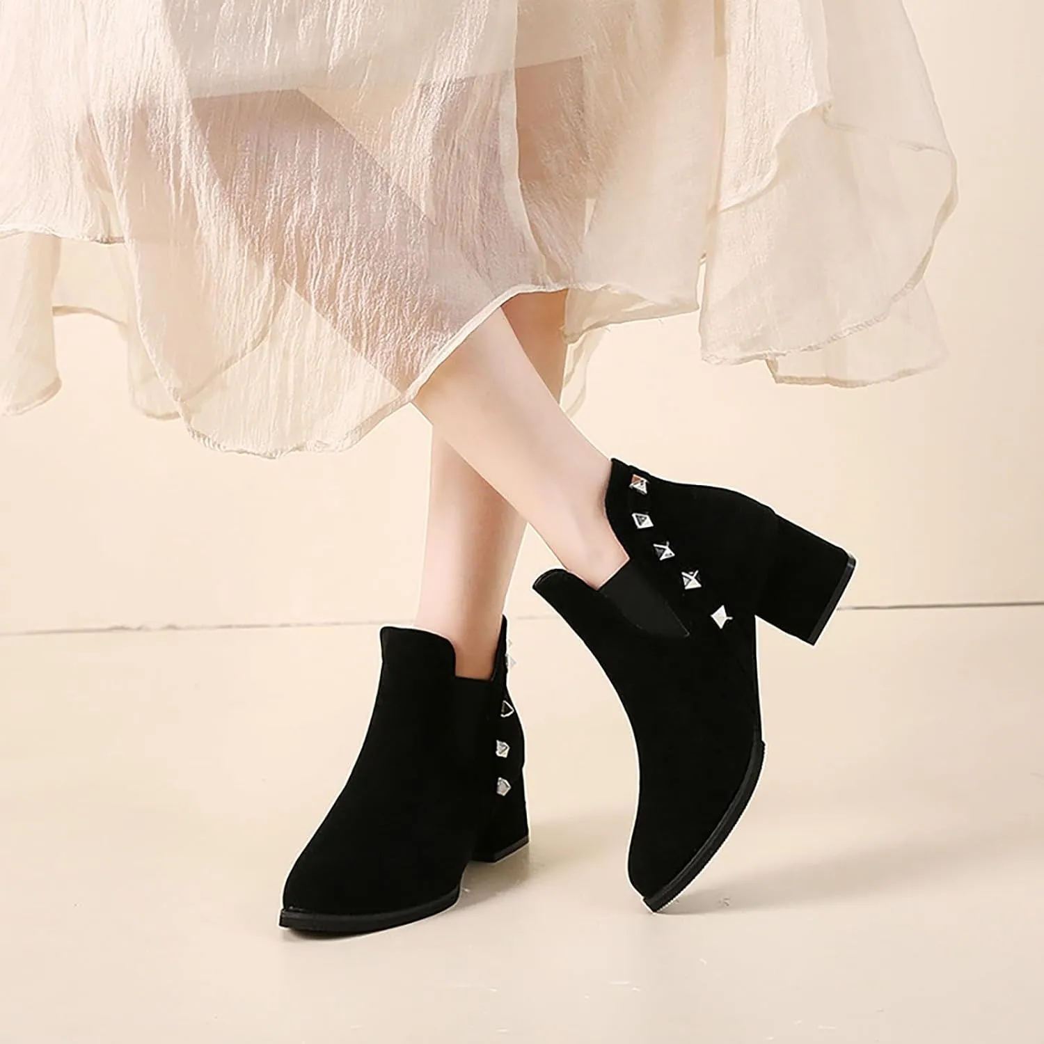Dress Boots Women Beige Boots Womens Country Boots Chelsea Ankle Boots Ankle Boots for Women Low Heel Dressy Women's Leather Wide Width Western Ankle Boots
