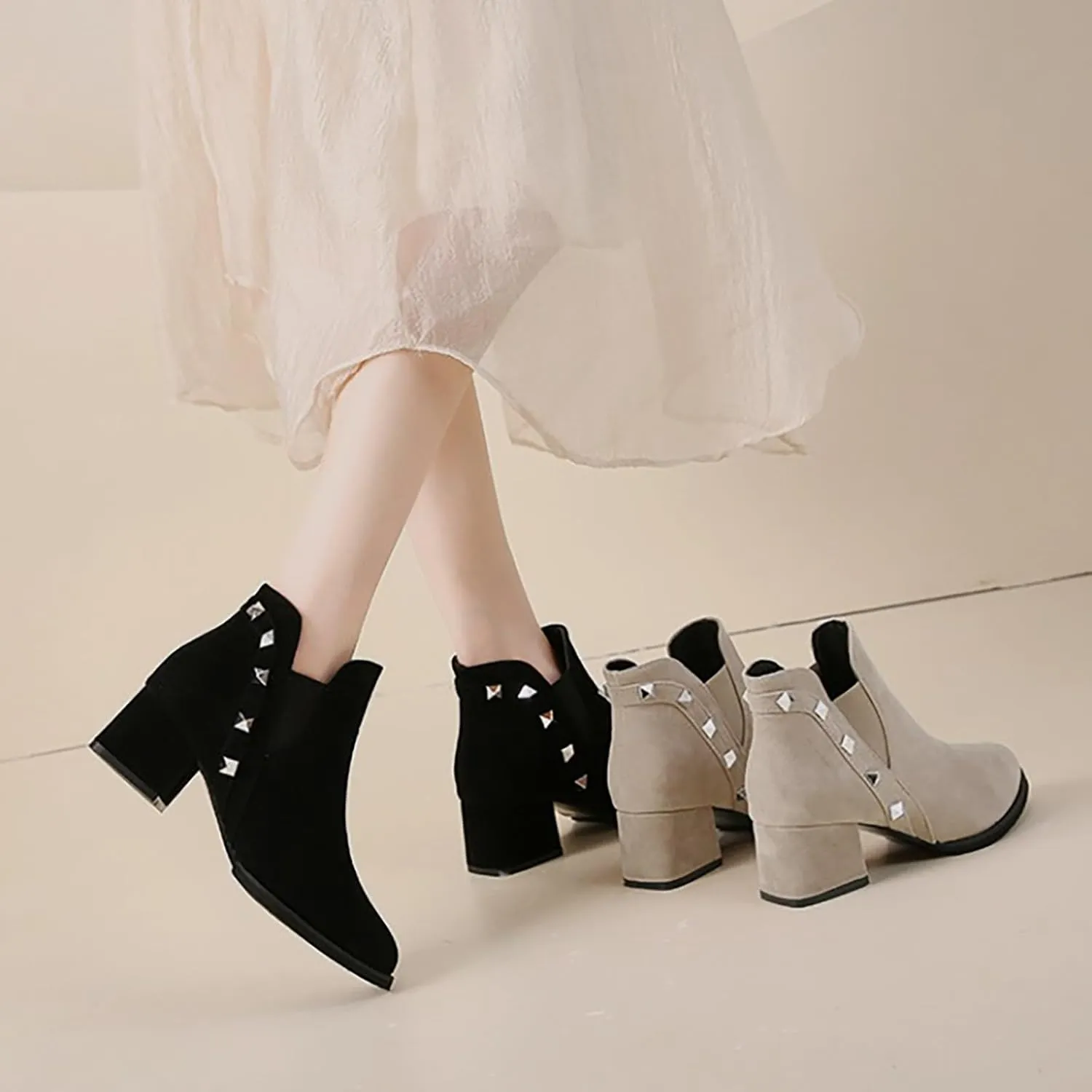 Dress Boots Women Beige Boots Womens Country Boots Chelsea Ankle Boots Ankle Boots for Women Low Heel Dressy Women's Leather Wide Width Western Ankle Boots