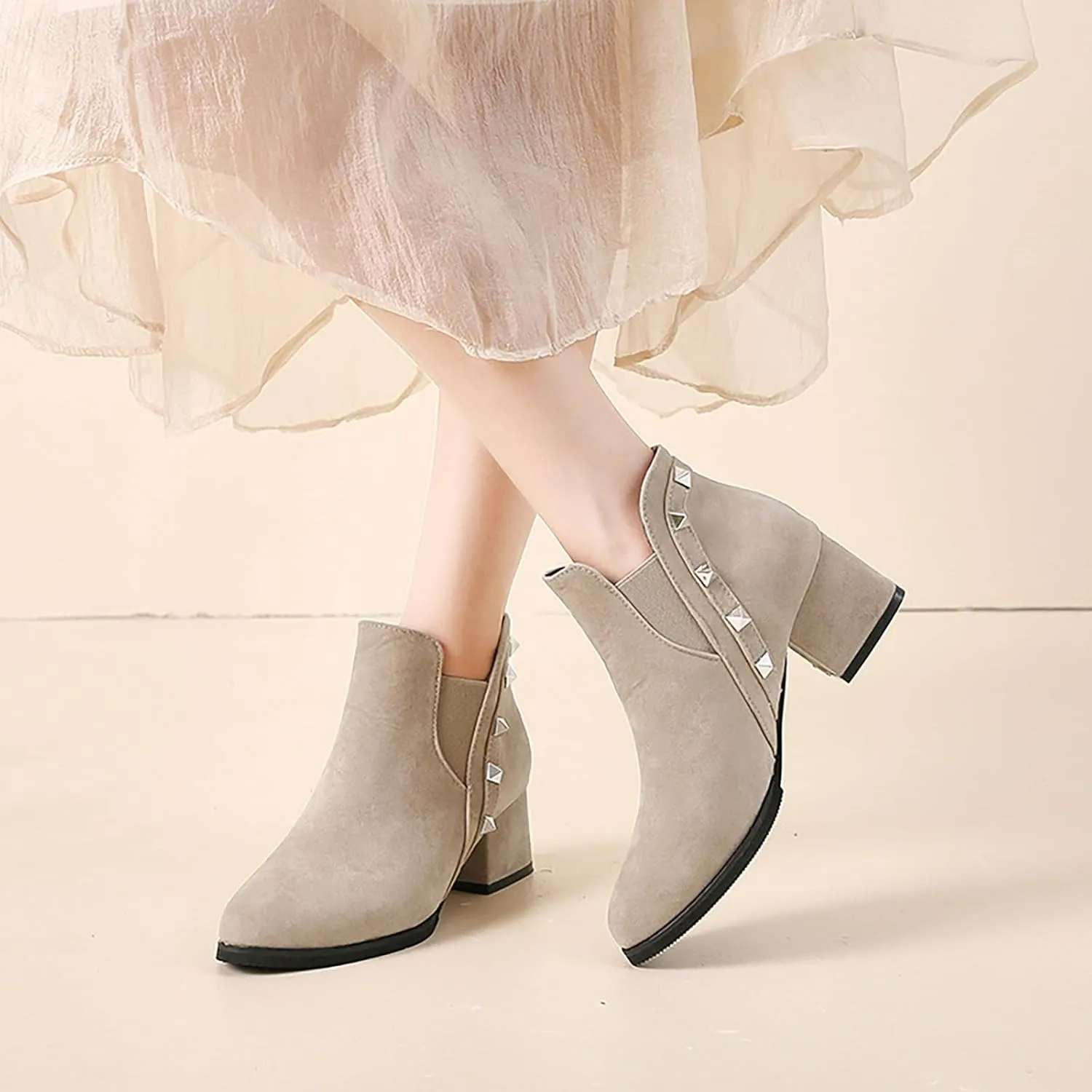 Dress Boots Women Beige Boots Womens Country Boots Chelsea Ankle Boots Ankle Boots for Women Low Heel Dressy Women's Leather Wide Width Western Ankle Boots