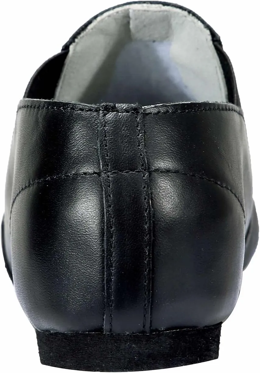 Dynadans Jazz Shoe Leather Slip On with Elastics (Big Kid/Little Kid/Toddler)