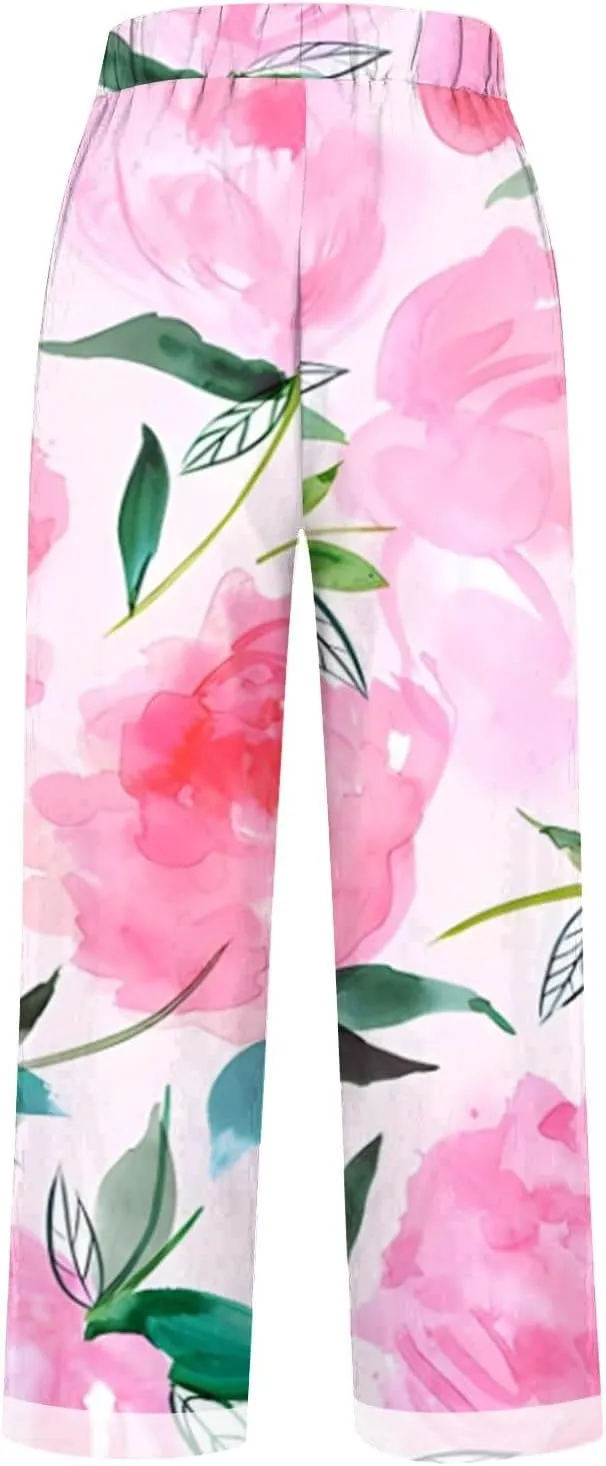 Elastic Waisted Linen Pants Women Cotton Linen Casual Pants 2024 Cotton Linen Pants Women Cotton Linen Pants Women