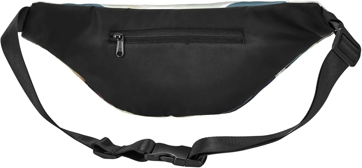 Fanny Pack Minimalist Style Shark Waist Pack For Women Men Waterproof Belt Bag With Adjustable Belt Casual Crossbody Bag Travel Waist Bag For Sports Running Cycling