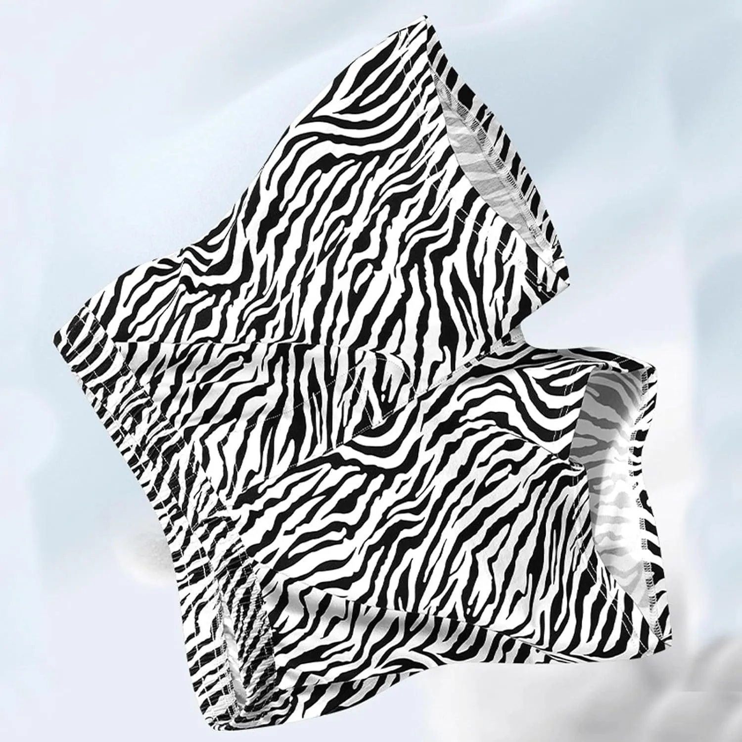 Fashion Zebra Stripes Boxer Briefs for Men Loose Stretch Close Fitting Underwear Soft Comfort Breathable Underpants