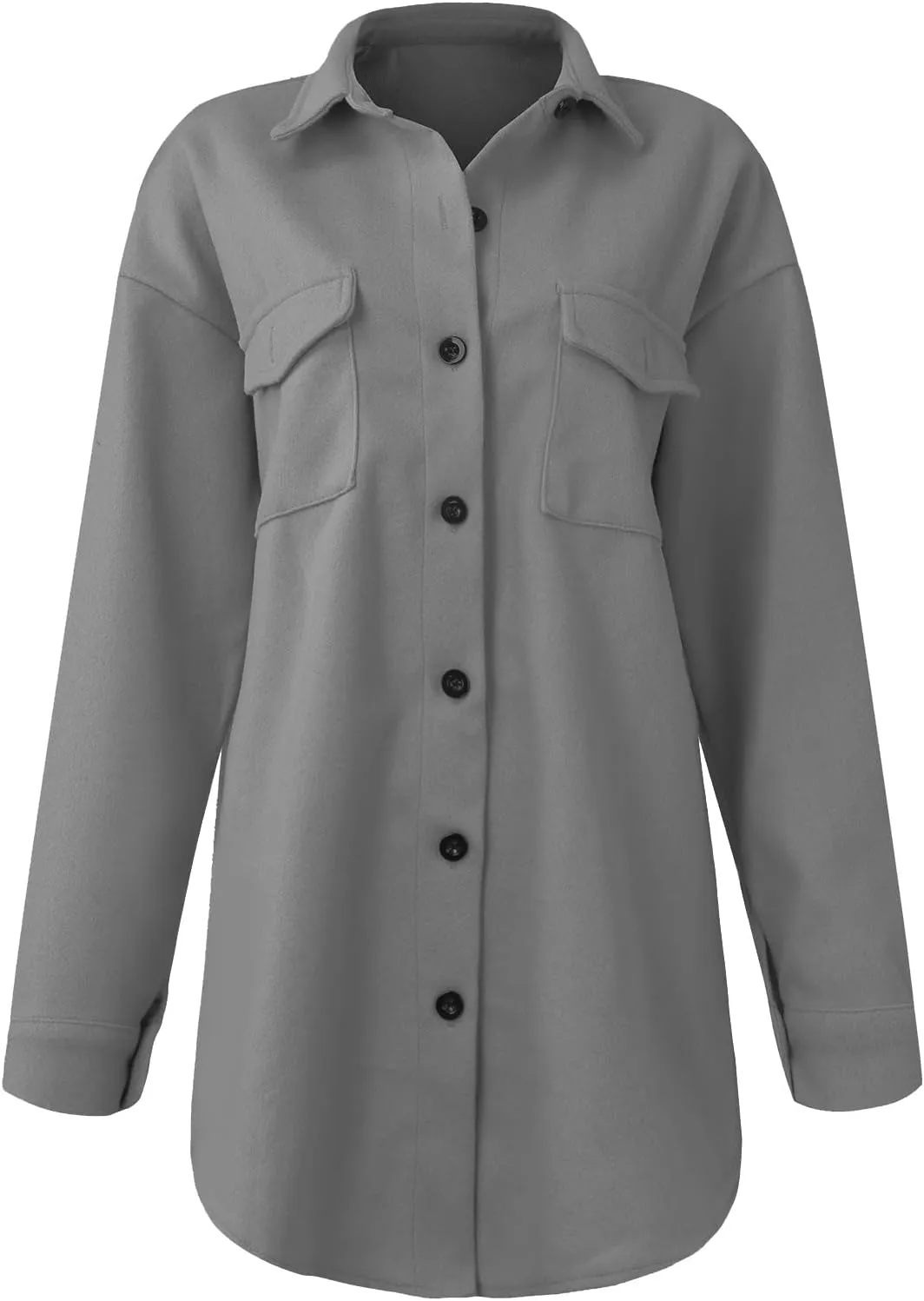 Febecool Cardigan For Women Long Sleeve Slim Fit Double Breasted Coat Denim Jacket For Women Winter Coats For Women Oversized