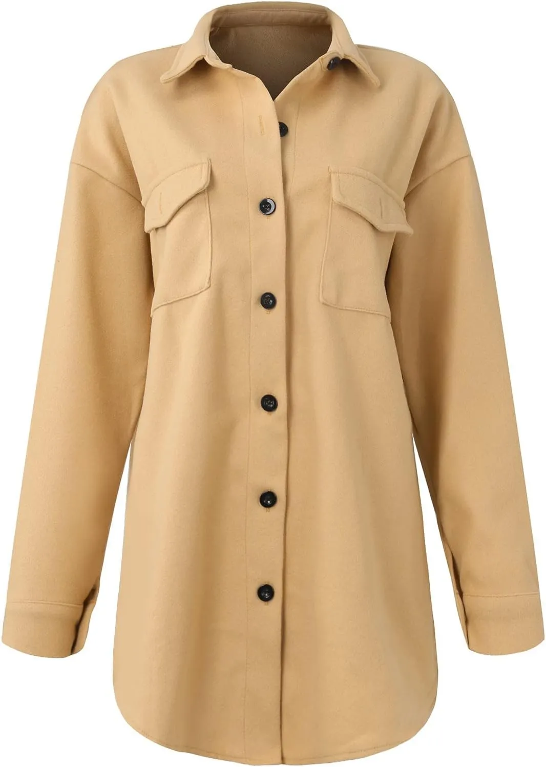 Febecool Cardigan For Women Long Sleeve Slim Fit Double Breasted Coat Denim Jacket For Women Winter Coats For Women Oversized