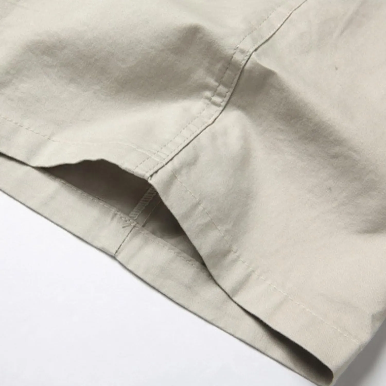 Finelylove Mens Chino Shorts Summer 7 Inch Pleat Front Button Waist Cotton Twill Work Golf Dress Shorts with Pockets