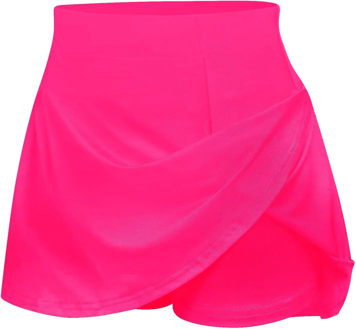 Firzero Women Summer Skirt Ruffle High Waist Workout Skirt Lightweight Running Tennis Skirt Athletic Short Yoga Skirt